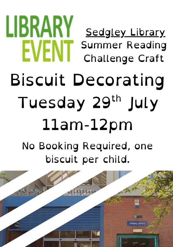 Sedgley Library - Biscuit Decorating